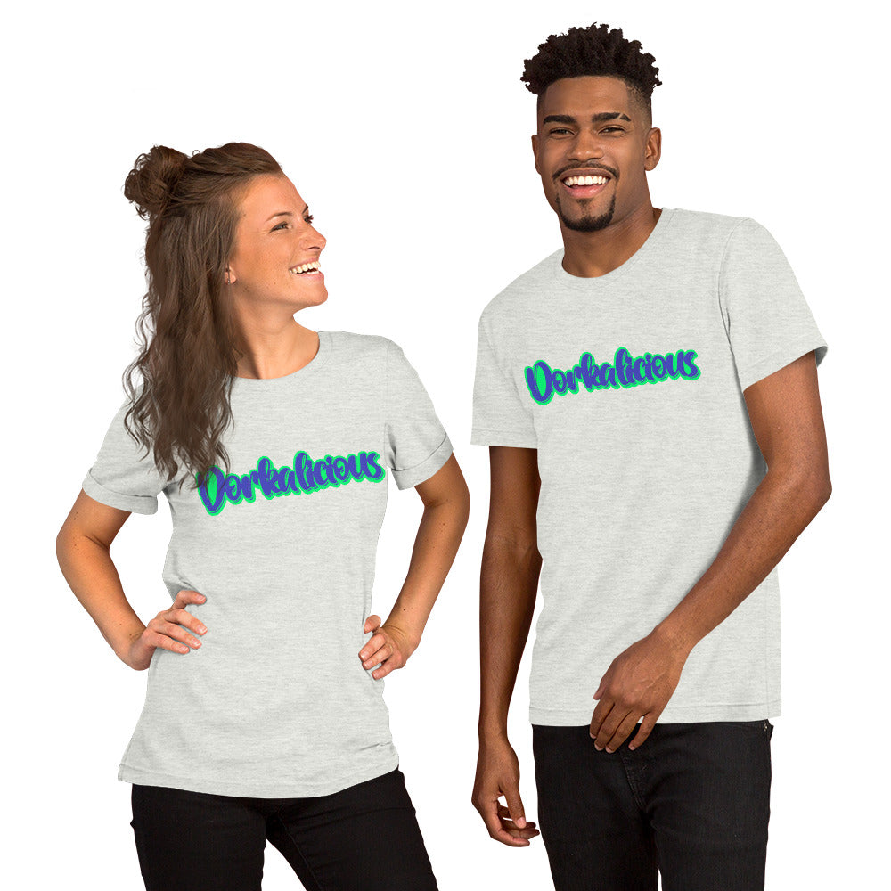 Dorkalicious Blue Logo Unisex t-shirt