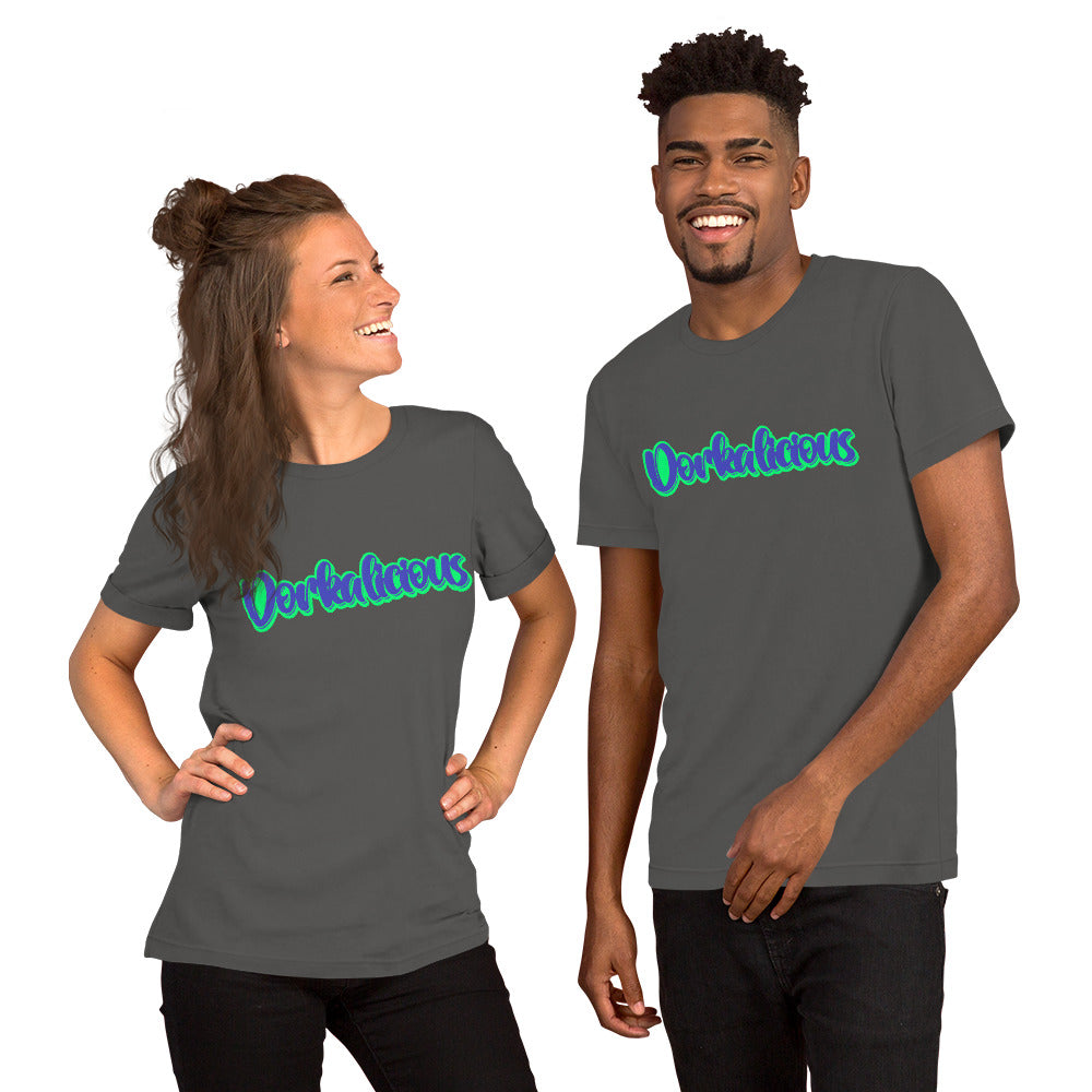 Dorkalicious Blue Logo Unisex t-shirt