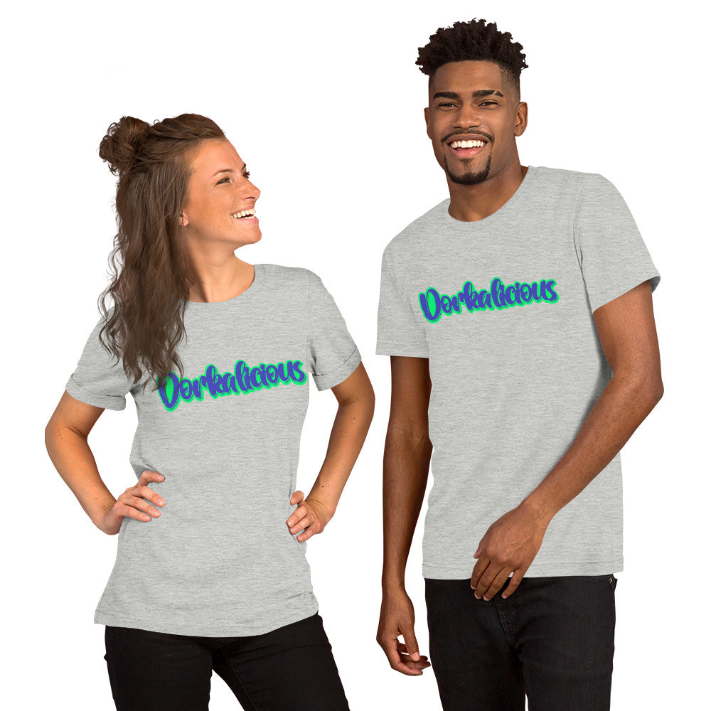 Dorkalicious Blue Logo Unisex t-shirt