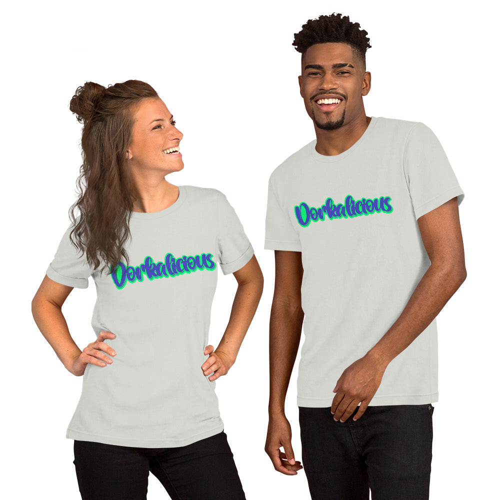 Dorkalicious Blue Logo Unisex t-shirt