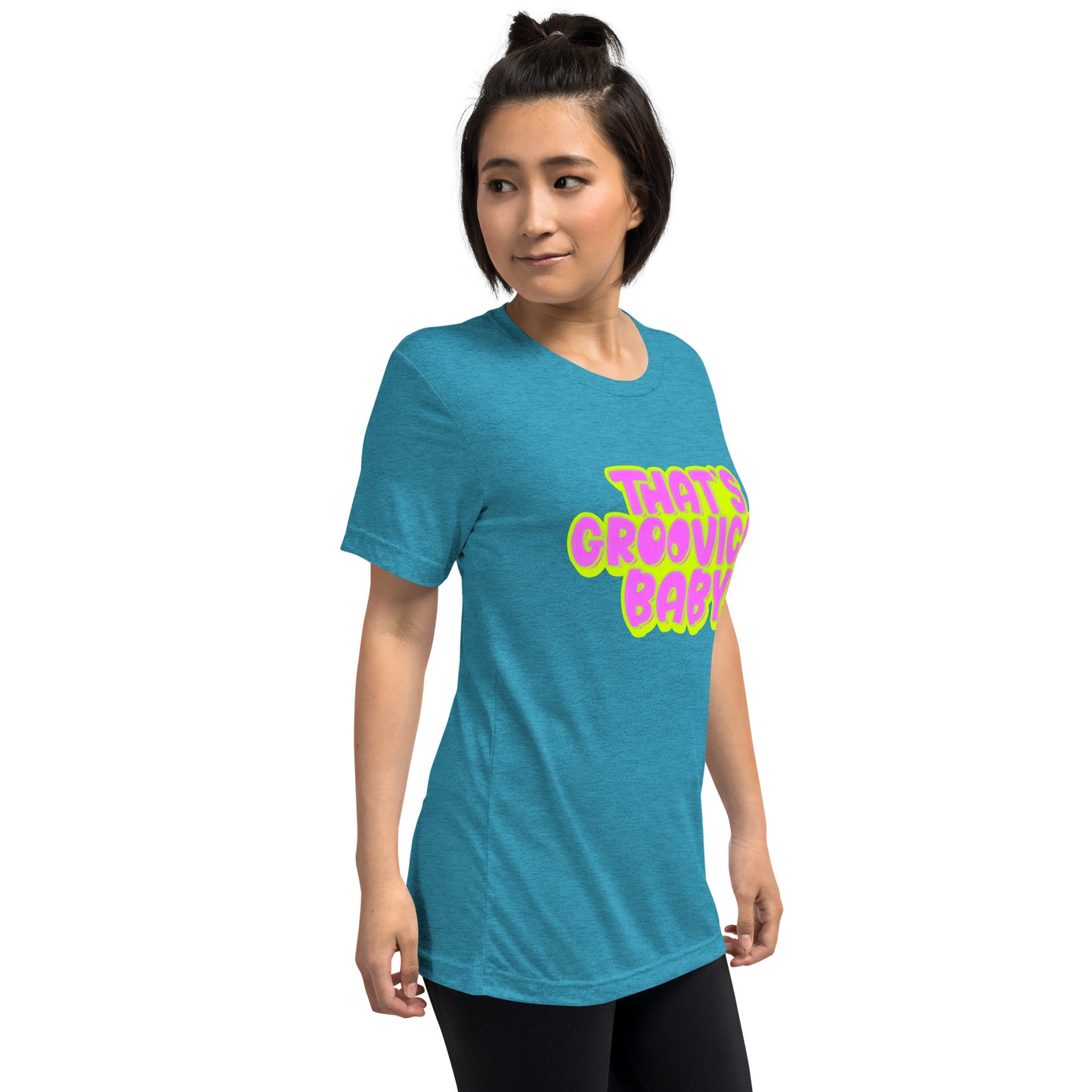 'That's Groovical Baby!' Pink Short sleeve t-shirt