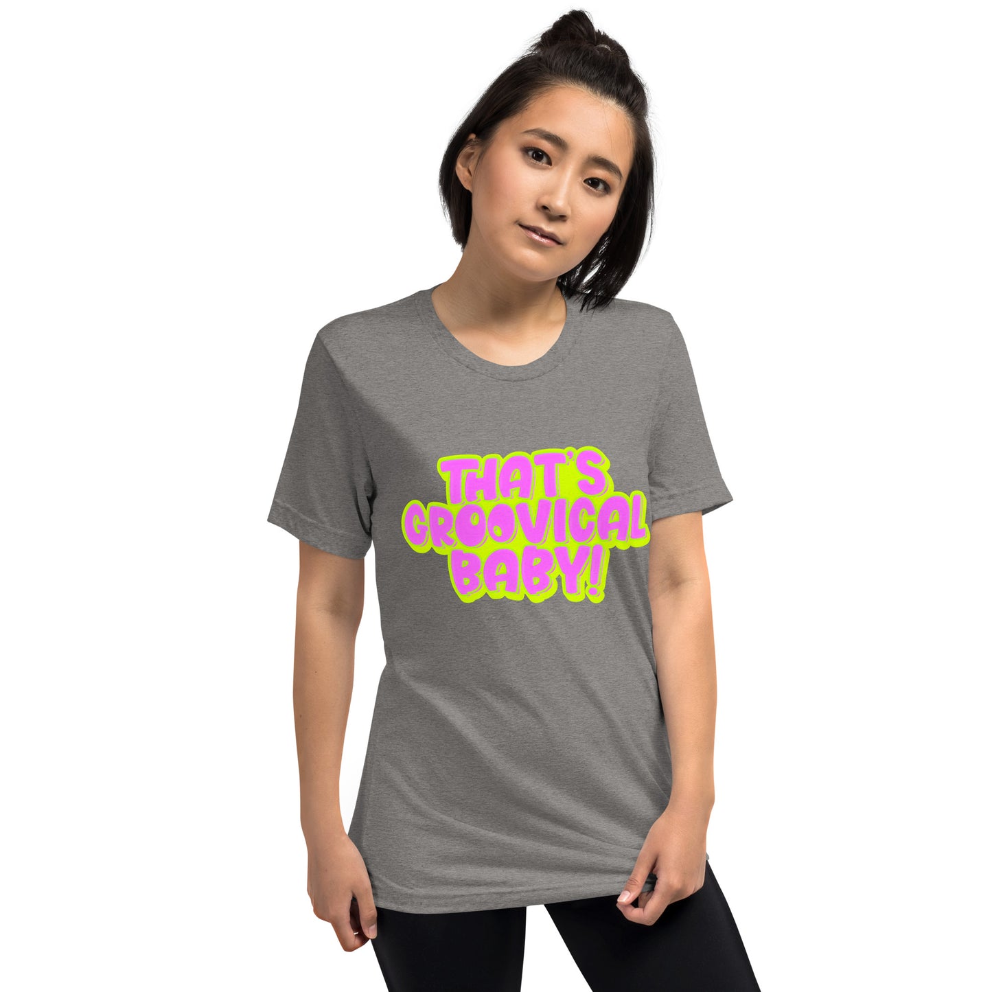 'That's Groovical Baby!' Pink Short sleeve t-shirt